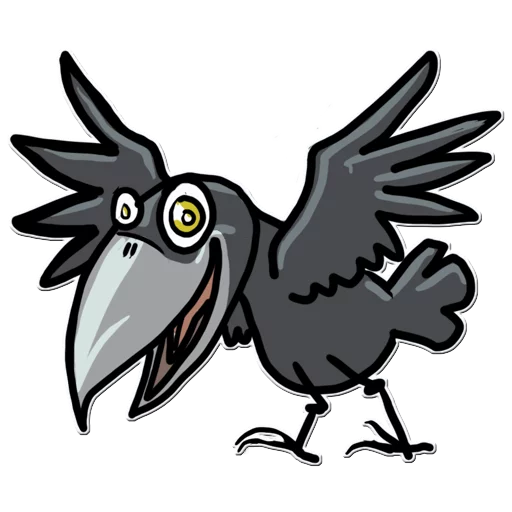 😃 Стикер «Little Crow» для Telegram