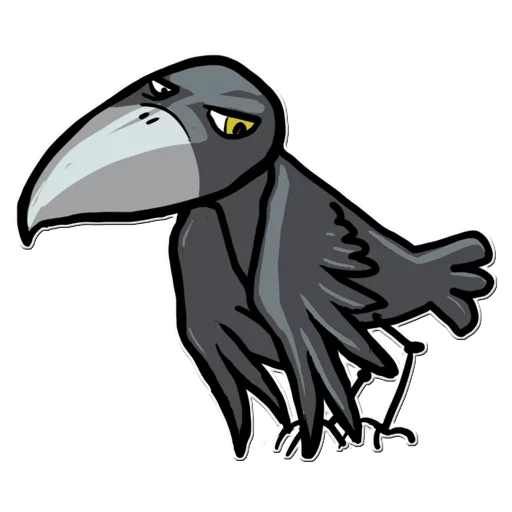 😒 Стикер «Little Crow» для Telegram