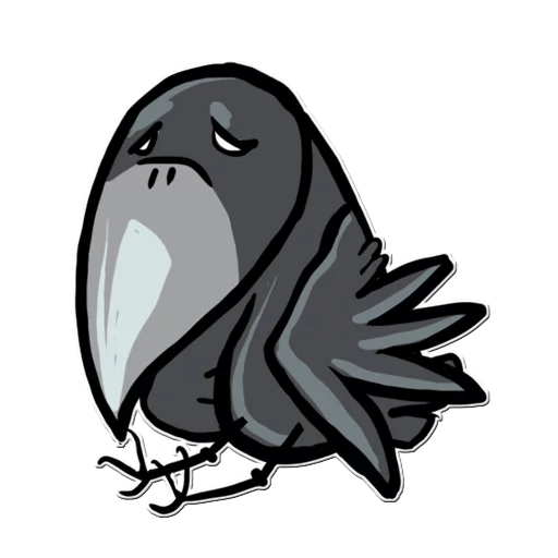 😞 Стикер «Little Crow» для Telegram