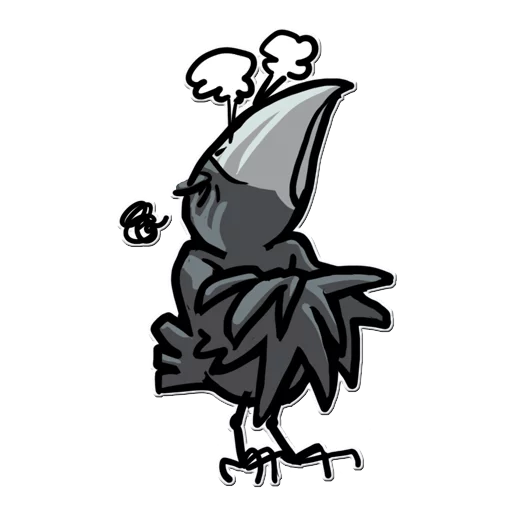 😤 Стикер «Little Crow» для Telegram