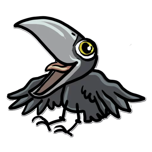 😃 Стикер «Little Crow» для Telegram