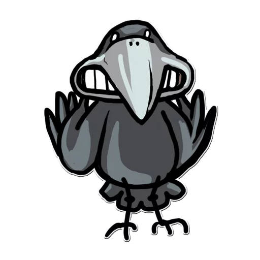 😬 Стикер «Little Crow» для Telegram