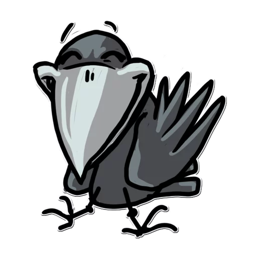 😊 Стикер «Little Crow» для Telegram