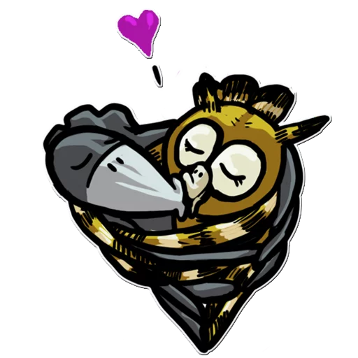 💜 Стикер «Little Crow» для Telegram