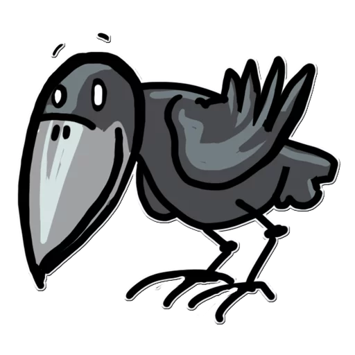🙂 Стикер «Little Crow» для Telegram
