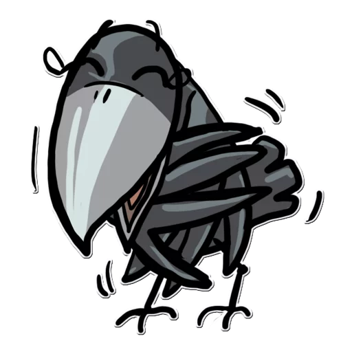 😂 Стикер «Little Crow» для Telegram
