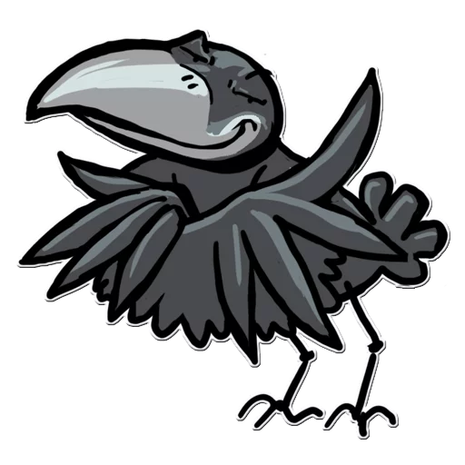 😏 Стикер «Little Crow» для Telegram
