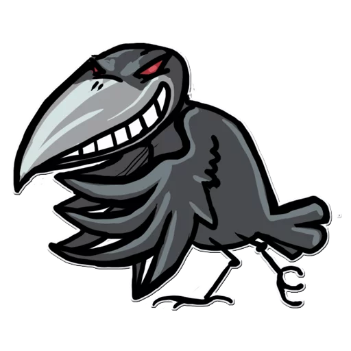 😈 Стикер «Little Crow» для Telegram