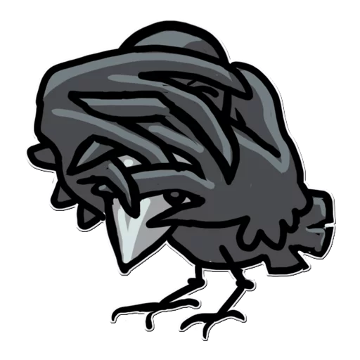 🙈 Стикер «Little Crow» для Telegram