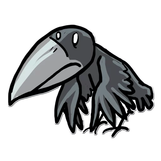 😟 Стикер «Little Crow» для Telegram