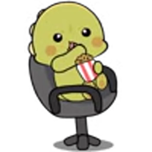 🍿 Эмодзи «Little Dinosaur» для Telegram