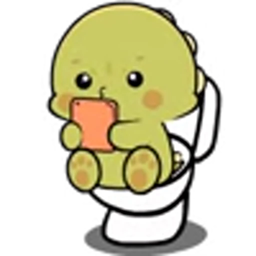🚽 Эмодзи «Little Dinosaur» для Telegram