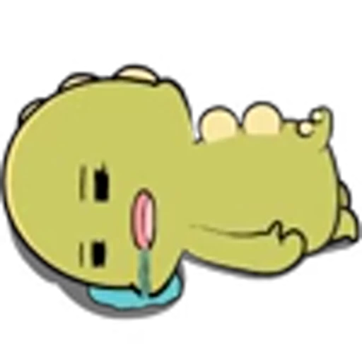 😪 Эмодзи «Little Dinosaur» для Telegram
