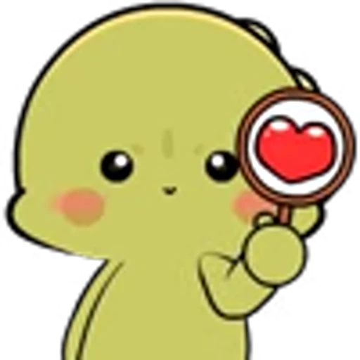 ❤️ Эмодзи «Little Dinosaur» для Telegram