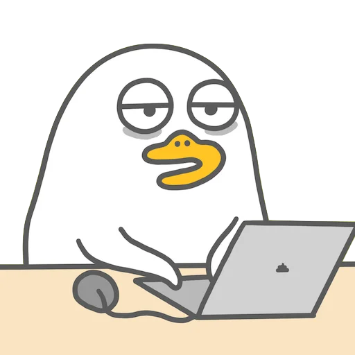 ❤️ Стикер «Littleduckliu» для Telegram