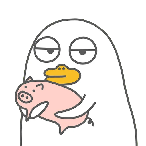 😴 Стикер «Littleduckliu» для Telegram