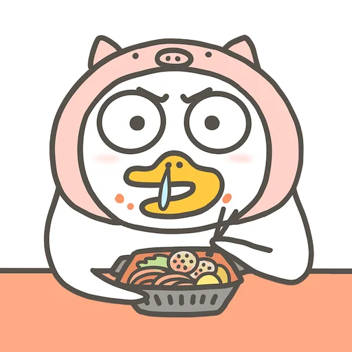 😋 Стикер «Littleduckliu» для Telegram