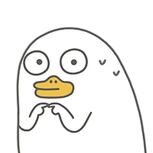 😰 Стикер «Littleduckliu» для Telegram