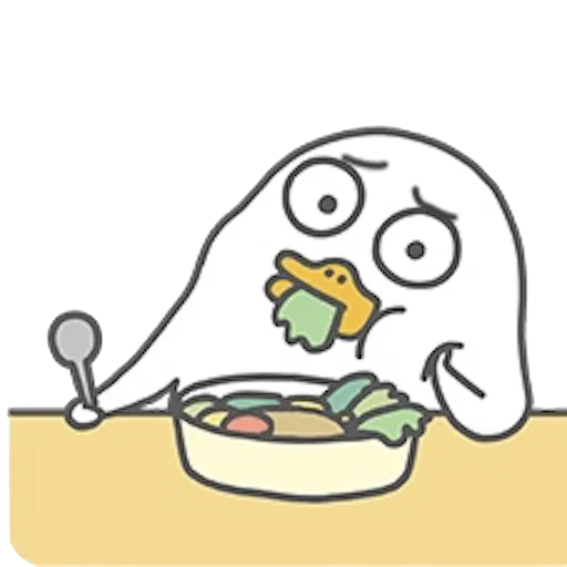 ☹️ Стикер «Littleduckliu» для Telegram