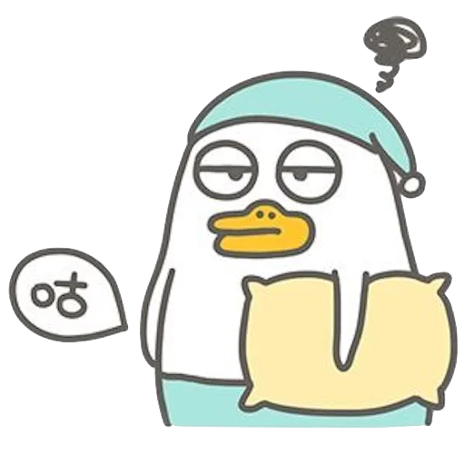 😴 Стикер «Littleduckliu» для Telegram