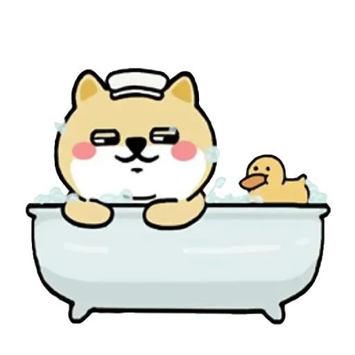 🐶 Стикер «Little_fat_dog(Trad)» для Telegram