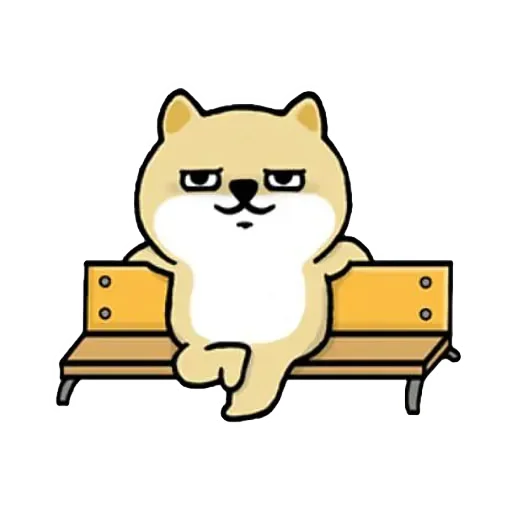 🐶 Стикер «Little_fat_dog(Trad)» для Telegram
