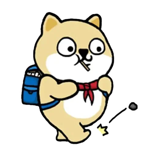 🐶 Стикер «Little_fat_dog(Trad)» для Telegram
