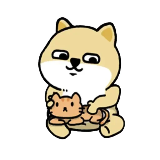 🐶 Стикер «Little_fat_dog(Trad)» для Telegram