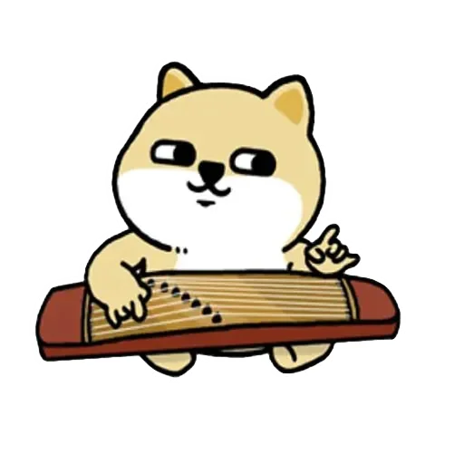 🐶 Стикер «Little_fat_dog(Trad)» для Telegram