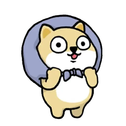 🐶 Стикер «Little_fat_dog(Trad)» для Telegram