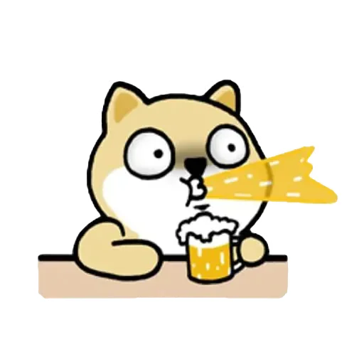 🐶 Стикер «Little_fat_dog(Trad)» для Telegram