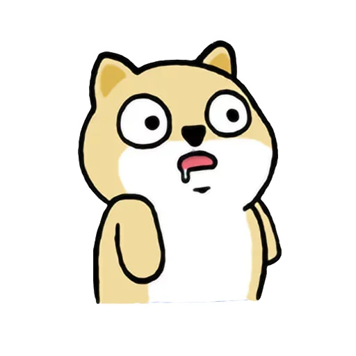 🐶 Стикер «Little_fat_dog(Trad)» для Telegram