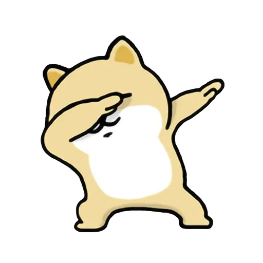 🐶 Стикер «Little_fat_dog(Trad)» для Telegram