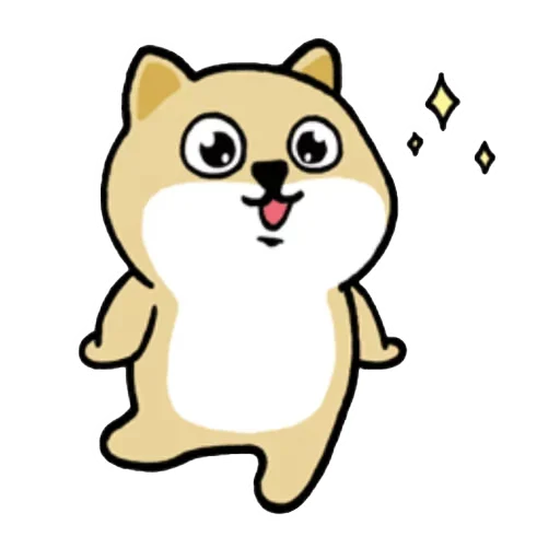 🐶 Стикер «Little_fat_dog(Trad)» для Telegram