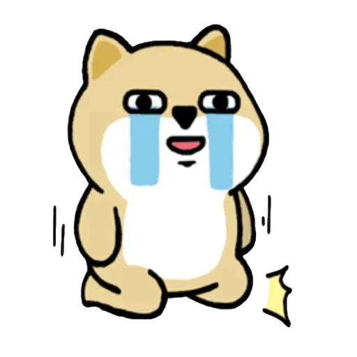 🐶 Стикер «Little_fat_dog(Trad)» для Telegram