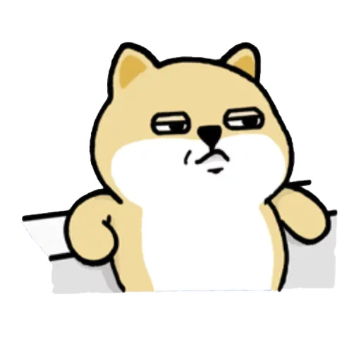 🐶 Стикер «Little_fat_dog(Trad)» для Telegram