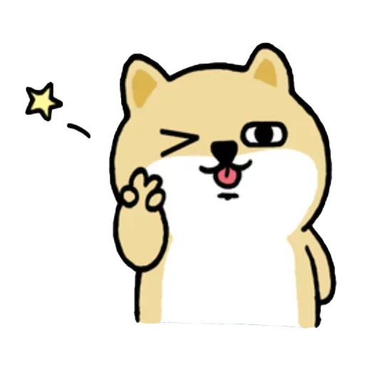🐶 Стикер «Little_fat_dog(Trad)» для Telegram