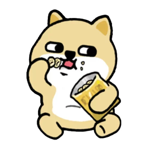 🐶 Стикер «Little_fat_dog(Trad)» для Telegram