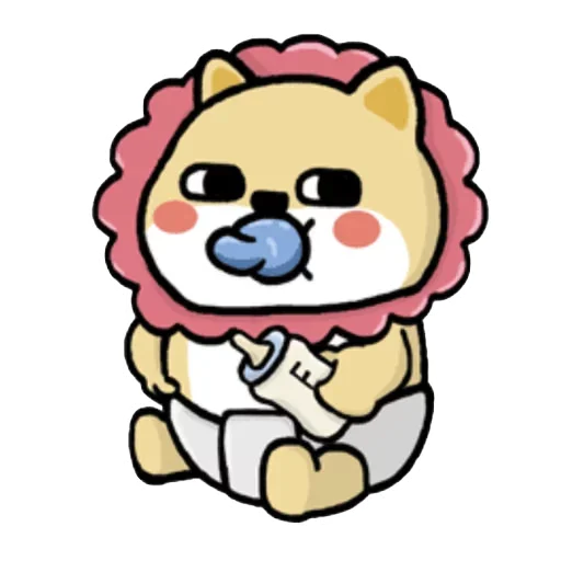 🐶 Стикер «Little_fat_dog(Trad)» для Telegram