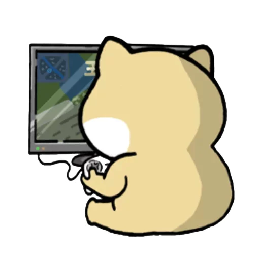 🐶 Стикер «Little_fat_dog(Trad)» для Telegram