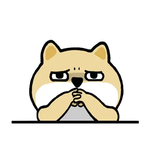 🐶 Стикер «Little_fat_dog(Trad)» для Telegram