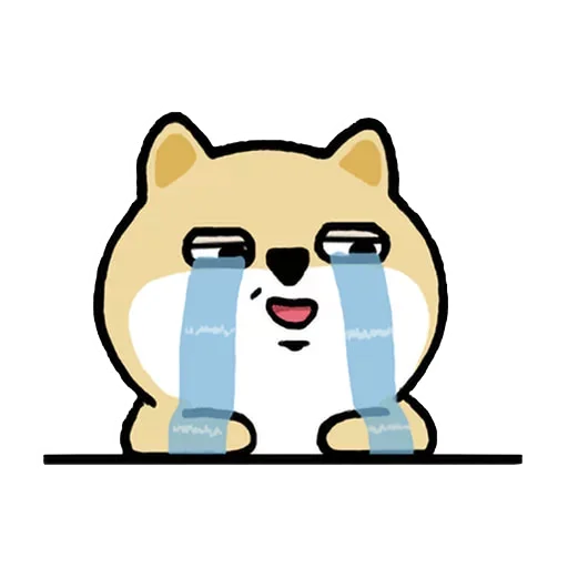 🐶 Стикер «Little_fat_dog(Trad)» для Telegram