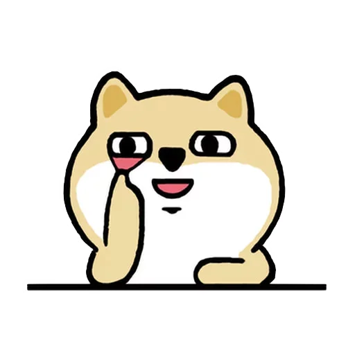 🐶 Стикер «Little_fat_dog(Trad)» для Telegram