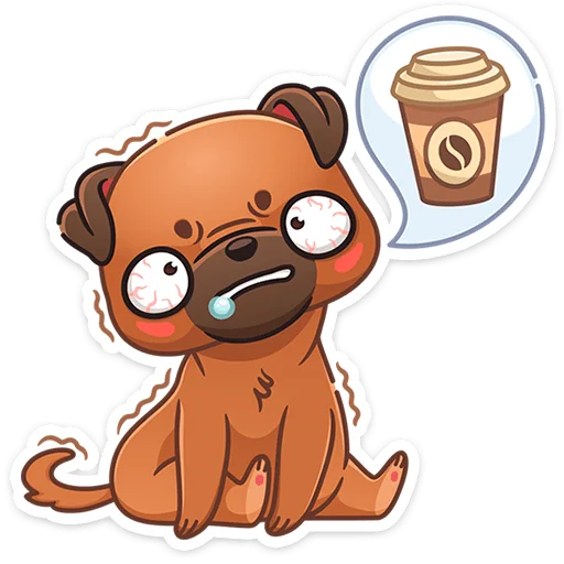 ☕ Стикер «Крошка Фиона» для Telegram