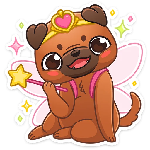 🧚 Стикер «Крошка Фиона» для Telegram