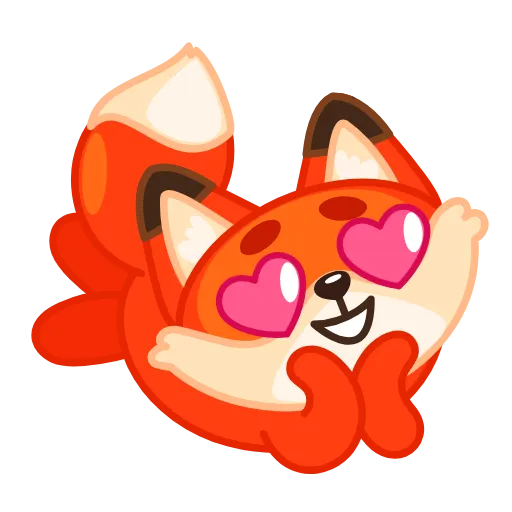 😍 Стикер «Лисенок» для Telegram