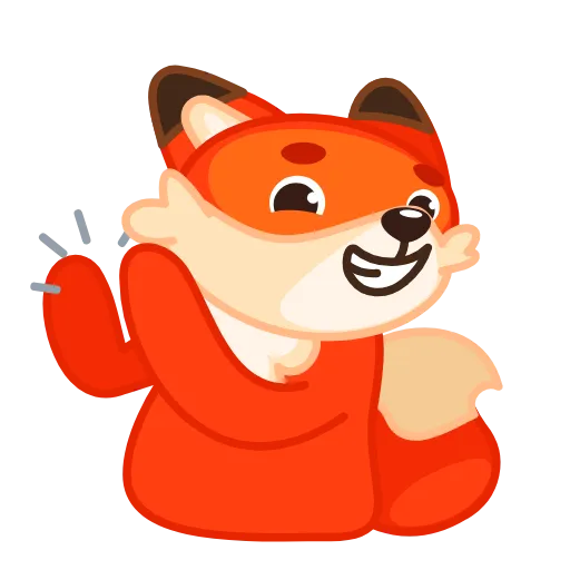 👏 Стикер «Лисенок» для Telegram