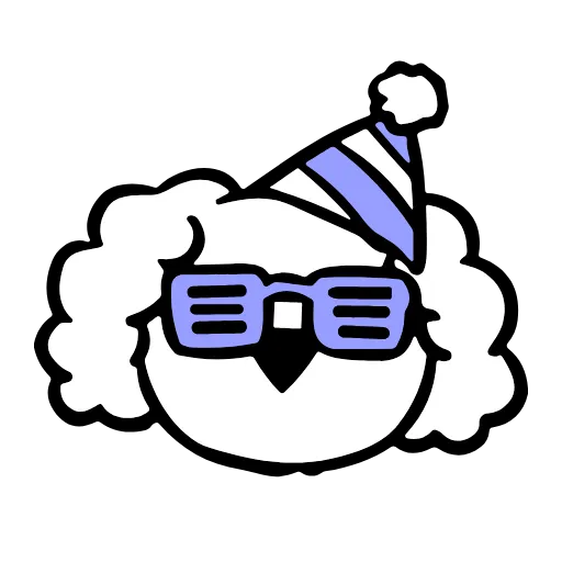 🥳 Стикер «little friends» для Telegram