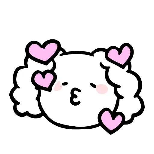 😙 Стикер «little friends» для Telegram