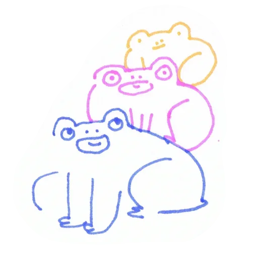 ☺️ Стикер «Little Frogs» для Telegram